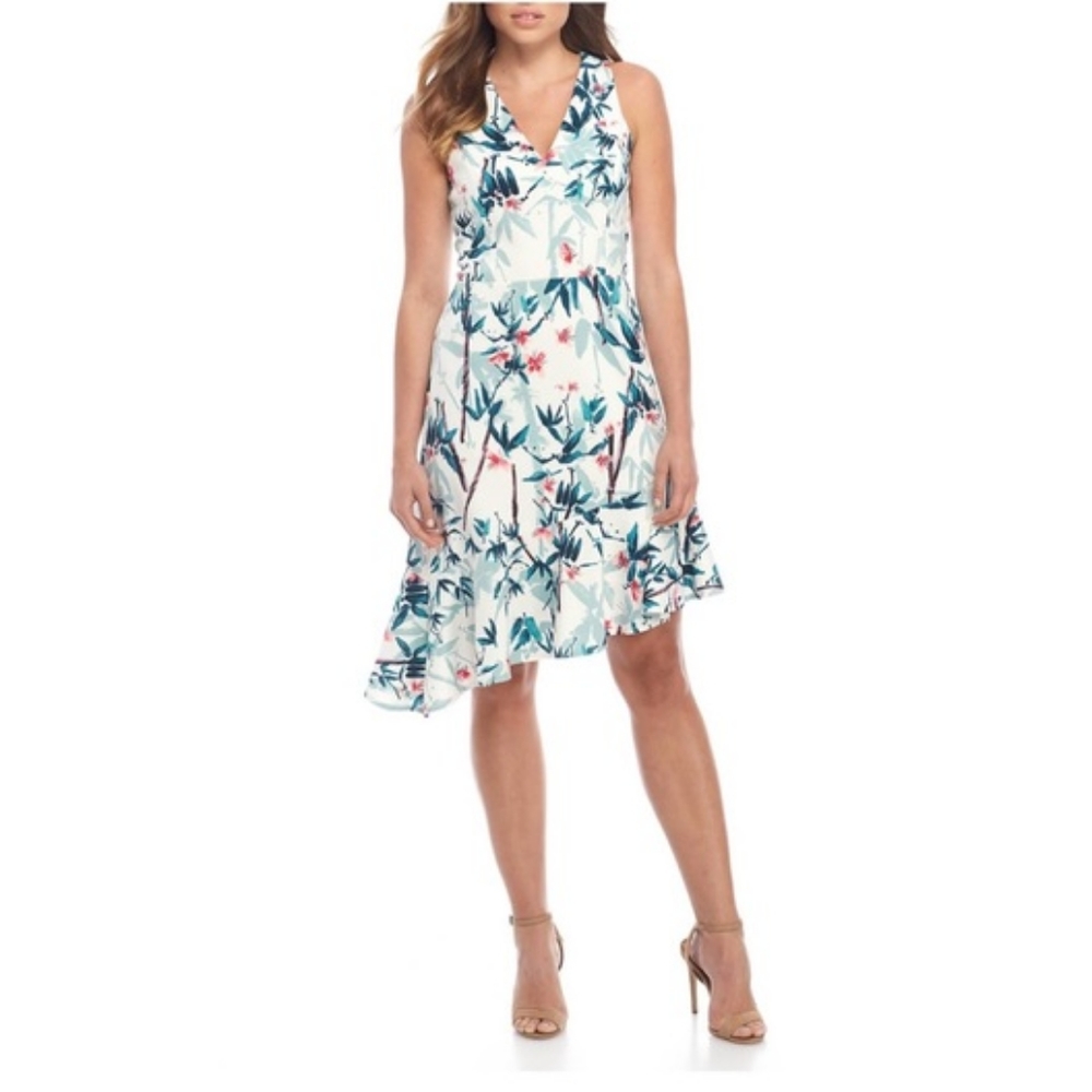 NWT, Maggy London Bamboo Forest Scuba Dress